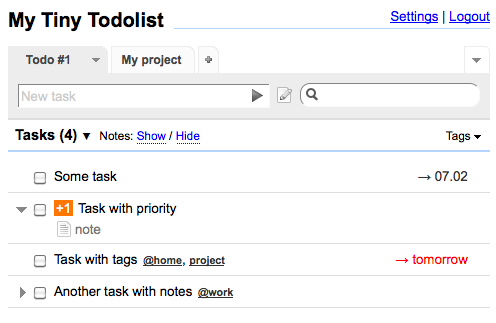My Tiny Todo